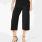 Alfani Women's Cropped Belted Culottes Black Size 8P