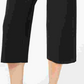 Alfani Women's Cropped Belted Culottes Black Size 8P