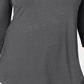 JM Collection Women's Cold Shoulder Top Charcoal Size Petite Small