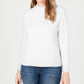 Karen Scott Women's Mock Neck Sweater White Size PL