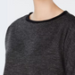 Charter Club Women's Cotton Velvet-Trim Lace-Up Top  Black PS