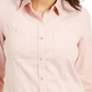 Charter Club Women's Button Down Cotton Corduroy Shirt Pink Size Petite Small