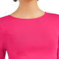 Bar III Women's Bodycon Cropped Crew Neck Sweater Red Size XX-Large