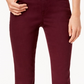 Style & Co Women's Tummy Control Slim Leg Jeans Wine Size 24X4.5