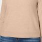 Karen Scott Women's Mock-Neck Sweater  Brown Size Petite Medium