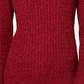 Karen Scott Women's Cotton Cable Knit Keyhole Sweater Red Size Petite X-Large