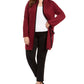 Alfani Women's Plus Size Sweater Jacket Red Size 4X