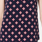 Charter Club Women's Sleeveless Printed Blouse Blue Size Small