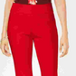 Charter Club Women's Petite Pull-On Ponté-Knit Pants Red Size 2P