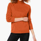 Karen Scott Women's Turtleneck Sweater Red Size Small