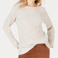 Style & Co Women's Marled Knit Sweater Beige Size -PP