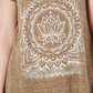 Style & Co. Women's Printed Short Sleeve Jewel Neck T Shirt Top Brown Size Medium