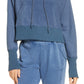Free People Women's Westlake Sweatshirt Navy Size Medium