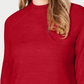 Karen Scott Women's Mock Neck Sweater Red Size Petite Small