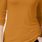 Maison Jules Women's Turtleneck Top Yellow Size Small