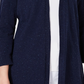 Karen Scott Women's Petite Open-Front Cardigan  Navy Size PM