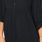 Style & Co Women's Petite Babydoll Tunic Shirt  Black Size PM