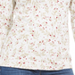 Karen Scott Women's Wheat Fields Printed Mock Neck Top White Size Petite Small