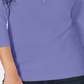 Karen Scott Women's Petite Cotton Henley Shirt  Purple Size Petite