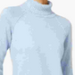 Karen Scott Women's Light Blue Long Sleeve Turtle Neck Sweater Blue Size Petite X-Large
