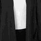 Alfani Women's Tie Sleeve Cardigan Black Size Petite X-Large