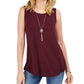 Style & Co Women's Swing-Fit Tank Top  Purple Size Small