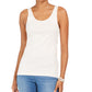 Style & Co Women's Cotton Tank Top White Size Medium