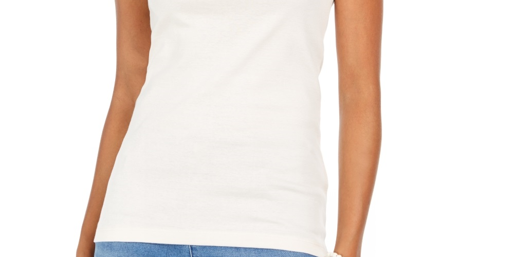 Style & Co Women's Cotton Tank Top White Size Medium