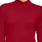 Style & Co Women's Mock Neck Top Red Size X-Large