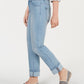 Charter Club Women's Cuffed Tummy Control Jeans Blue Size 18