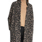 Basler Women's Animal-Print COAT Gray Size 16