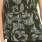 Alfani Women's Petite Smocked Mock-Neck Top  Green Size PL