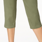 Style & Co Women's Split Hem Capri Pants Green Size 4