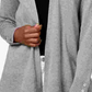 Charter Club Women's Sweater Cardigan Open Front Knit Gray Size X-Large