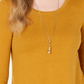 Style & Co Women's Layered-Look Tunic Gold Size Medium