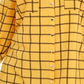 NY Collection Women's Plus Size Polka Dot Button Down Shirt Yellow Size 3X