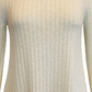 Style & Co Women's Hacci Ribbed Brushed Swing Dress White Size Small