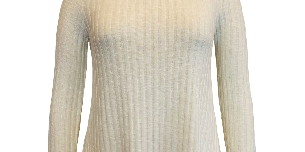 Style & Co Women's Hacci Ribbed Brushed Swing Dress White Size Small