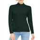 Style & Co Women's Mock Neck Top Green Size M