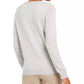 Charter Club Women's Argyle Crewneck Sweater Gray Size X-Small