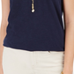 Style & Co Women's Cotton V Neck Tank Top Blue Size X-Large