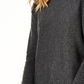 Charter Club Women's Pure Cashmere Long Sleeve Shirttail Sweater Gray Size Medium