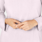 Karen Scott Women's Ribbed Printed Long Sleeve Crew Neck Blouse Top Pink Size Petite X-Large