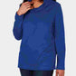 Karen Scott Women's Sport Cowl-Neck Top Blue Size X-Small