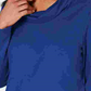 Karen Scott Women's Sport Cowl-Neck Top Blue Size X-Small