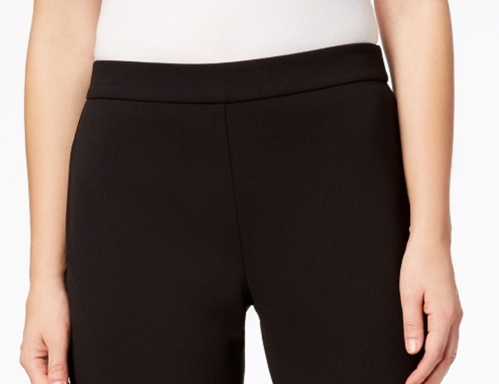 Alfani Women's Ruffle-Hem Pants Black Size 4 Petite