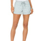 Style & Co Women's Poplin Tie Shorts Blue Size XX-Large
