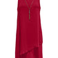 JM Collection Women's Necklace-Embellished Sheath Dress Red Size X-Large