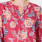 Charter Club Women's Petite Double-Floral Printed Tunic Pink Size Petite