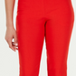 Charter Club Women's Chelsea Tummy Control Skinny Leg Ankle Pants Red Size  4